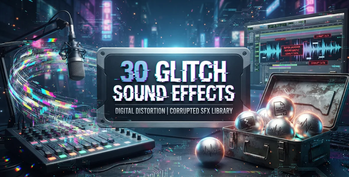 30 Glitch Sound Effects